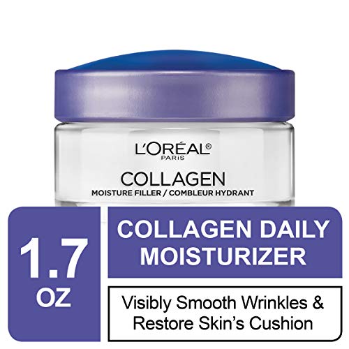 L’Oreal Paris Skincare Collagen Face Moisturizer, Day and Night Cream, Anti-Aging Face, Neck and Chest Cream to smooth…