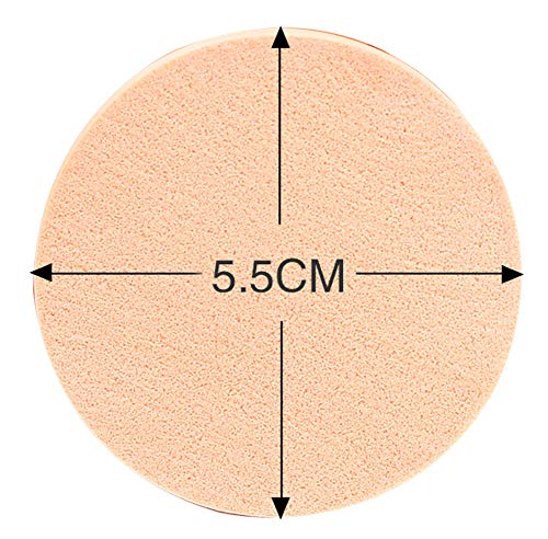 12pcs Women’s Soft Makeup Beauty Eye Face Foundation Blender Facial Smooth Powder Puff Cosmetics Blush Applicators Round…