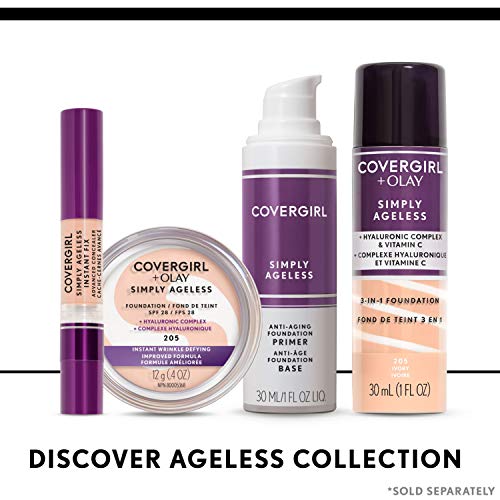 COVERGIRL & Olay Simply Ageless Instant Wrinkle-Defying Foundation, Natural Ivory