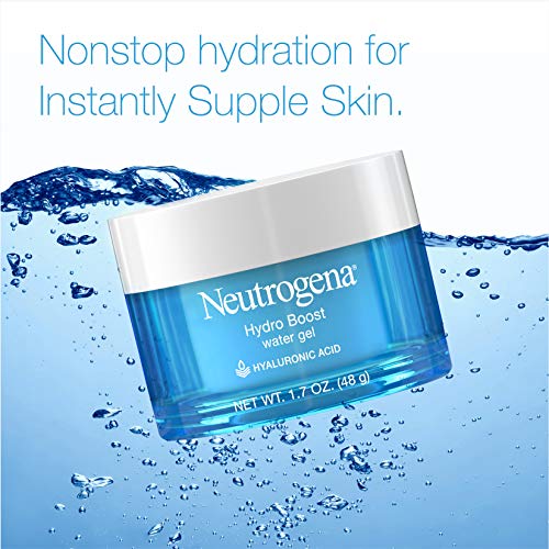 Neutrogena Hydro Boost Face Moisturizer with Hyaluronic Acid for Dry Skin, Oil-Free and Non-Comedogenic Water Gel Face…