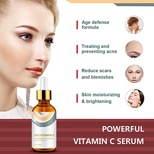 Wumal 2 Pack Serum Set – Vitamin C Serum, Retinol Serum for Firming, Brightening & Hydrating – Reset Your Skin Day…