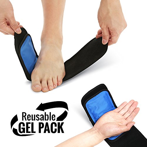Cold & Hot Therapy Wrap, Reusable Gel Pack for Pain Relief. Great for Sprains, Muscle Pain, Bruises, Injuries, Etc…