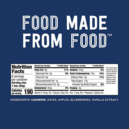 Larabar Bluberry Muffin, Gluten Free Vegan Fruit & Nut Bars, 16 ct