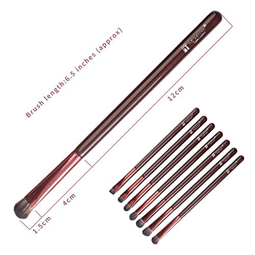 7Pcs Eyeshadow Brush Sets. Premium Eye brush. Concealer, Eyebrow Brush, Contour Brush, Foundation Blending Brush By YUE…