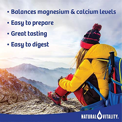 Natural Vitality Calm PLUS Calcium Supplement Powder, Original – 8 ounce (Packaging May Vary)