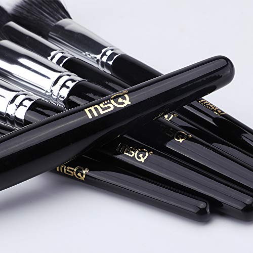 MSQ Makeup Brushes Set 29pcs Professional Cosmetics Brushes with Belt Waist Makeup Bag (Foundation, Powder, Creams…