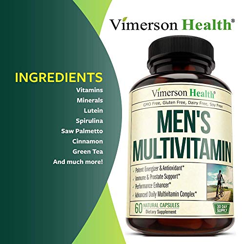 Multivitamin for Men – Daily Men’s Multivitamins Supplement with Vitamin A, Vitamin C, Vitamin D, Vitamins E & B12, Zinc…