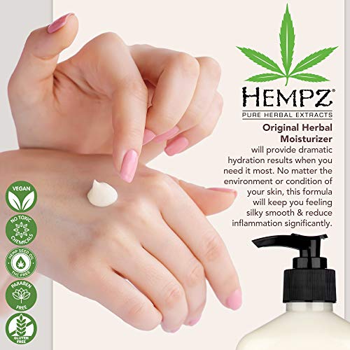 HEMPZ Body Lotion Original – Floral & Banana Daily Moisturizing Cream, Shea Butter Body Moisturizer – Skin Care Products…
