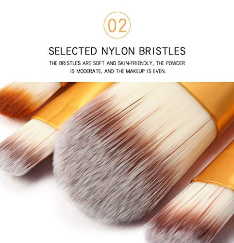 15 Pcs Makeup Brushes Set Professional Eye Makeup Brushes For Eyeshadow Concealer Eyeliner Brow Blending Brush Tool…