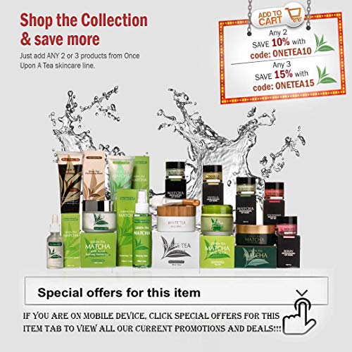 Green Tea Matcha Revitalizing Serum, For Face, Neck & Decollete, Antioxidant Facial Treatment, Smoothes Fine Lines…