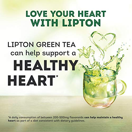 Lipton Green Tea Bags Flavored with Other Natural Flavors Cranberry Pomegranate Can Help Support a Healthy Heart 1.13 oz…