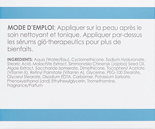 Glo Skin Beauty Oil Free Moisturizer – Lightweight Moisturizing Face Cream Powered by Hyaluronic Acid & Algae Extract…