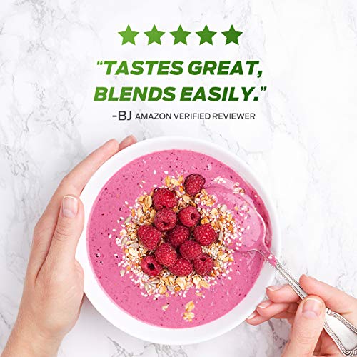 Vega Protein and Greens Vegan Protein Powder Vanilla (25 Servings) – 20g Plant Based Protein Plus Veggies, Vegan, Non…