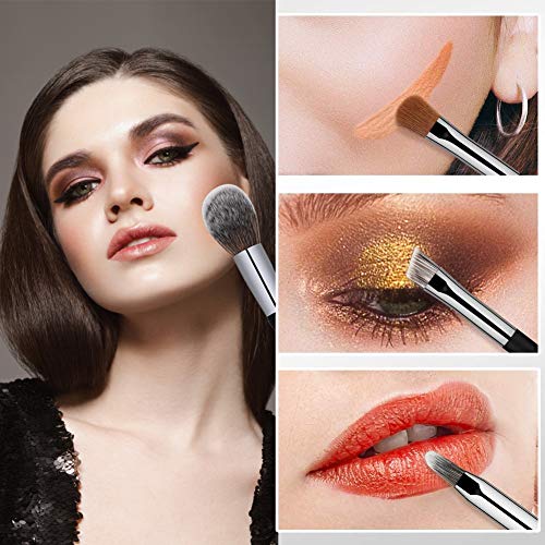 BS-MALL Makeup Brush Set 16pcs Makeup Brushes Premium Synthetic Bristles Powder Foundation Blush Contour Concealers Lip…