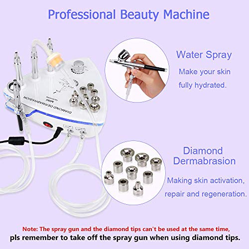 MYSWEETY Professional Diamond Microdermabrasion Dermabrasion Machine (65-70cmHg Suction Power) Facial Care Skin…