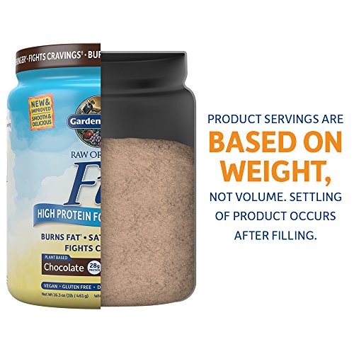 Garden of Life Raw Organic Fit Powder, Chocolate – High Protein for Weight Loss (28g) Plus Fiber Probiotics & Svetol…