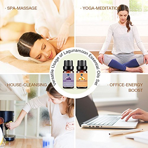 Essential Oils Set – Top 6 Organic Blends for Diffusers, Home Care, Candle Making, Fragrance, Aromatherapy, Humidifiers…