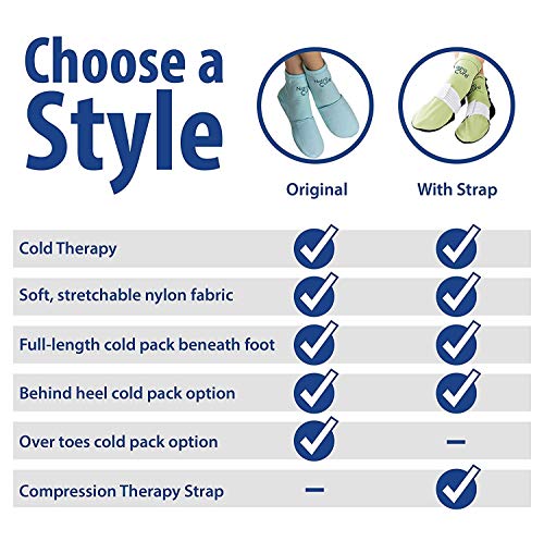 NatraCure Cold Therapy Socks – Reusable Gel Ice Frozen Slippers for Feet, Heels, Swelling, Edema, Arch, Chemotherapy…