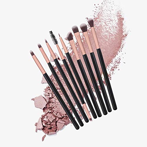Akstore Makeup Brushes 16 Pcs Makeup Brush Set Travel makeup brush set (Rose Gold)