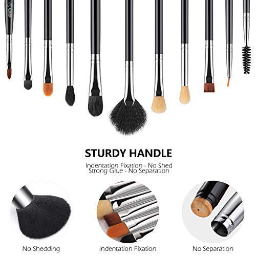 BESTOPE Makeup Brushes 16PCs Makeup Brushes Set with 4PCs Beauty Blender Sponge and 1 Brush Cleaner Premium Synthetic…