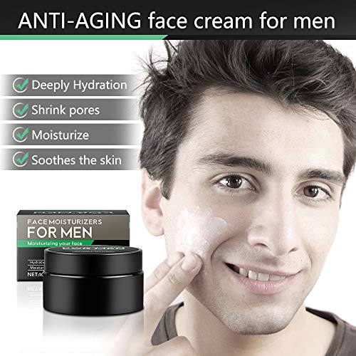 Lifelj Face Moisturizer for Men, Anti Aging Men’s Face Cream Moisturizer Skin Care Anti Wrinkle Reduce Fine Lines…