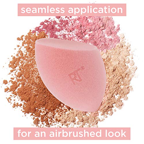 Real Techniques Miracle Powder Sponge, Makeup Blending Sponge For Powder Products, Set Makeup For Natural Finish & Cloud…