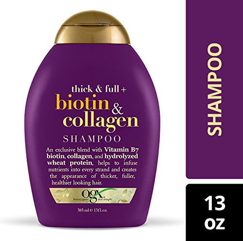 OGX Thick & Full + Biotin & Collagen Shampoo, 13 Ounce