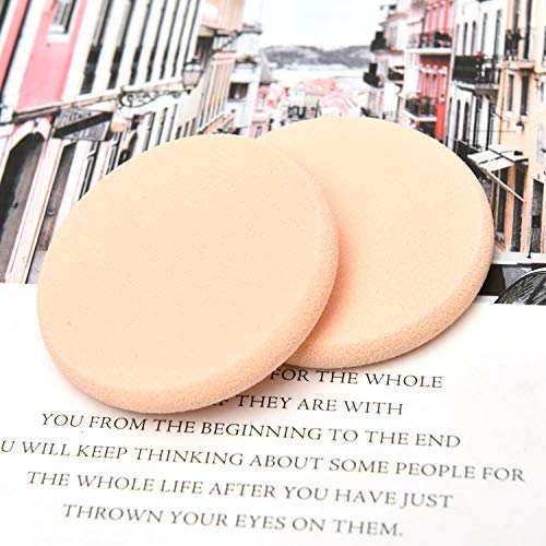 Monrocco 12PC/Set Women’s Round Soft Makeup Beauty Eye Face Foundation Blender Facial Smooth Powder Puff Cosmetics Blush…