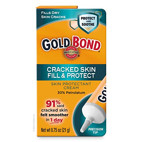 Gold Bond Medicated Cracked Skin Cream 0.75 oz., Fill & Protect Skin Protectant Cream
