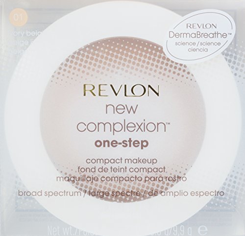 Foundation by Revlon, New Complexion One-Step Face Makeup, Longwear Light Coverage with Matte Finish, SPF 15, Cream to…