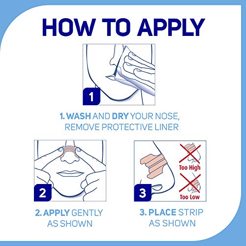 Breathe Right Nasal Strips to Stop Snoring, Drug-Free, Clear for Sensitive Skin, 30 count (Pack of 2) ( Pack May Vary )