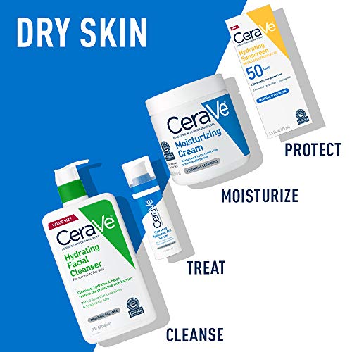 CeraVe Moisturizing Cream | Body and Face Moisturizer for Dry Skin | Body Cream with Hyaluronic Acid and Ceramides…