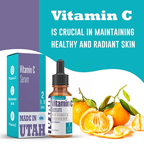 Vitamin C Serum Face And Skin Rejuvenation With Hyaluronic Acid And Vitamin E Battles Signs Of Aging By Moisturizing And…