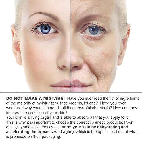 Botanical Green Care Facial Moisturizer. Organic & 100% Natural Face Moisturizing Cream for Sensitive, Dry & Normal Skin…