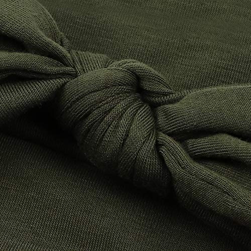 DRESHOW 8 Pack Headbands for Women Criss Cross Vintage Head Wrap Boho Headband Twisted Elastic Hair Accessories