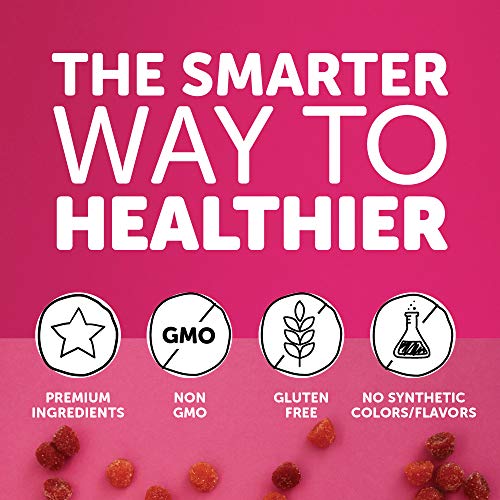 SmartyPants Teen Girl Formula, Daily Multivitamin Gummies: Vitamins C, B12, K, Zinc, & Biotin for Immune Support, Energy…