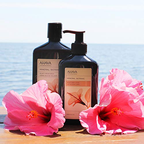 AHAVA Dead Sea Mineral Botanic Velvet Body Lotion, Hibiscus & Fig