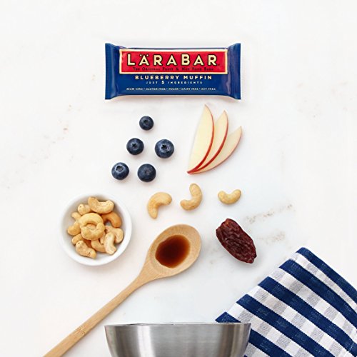Larabar Bluberry Muffin, Gluten Free Vegan Fruit & Nut Bars, 16 ct