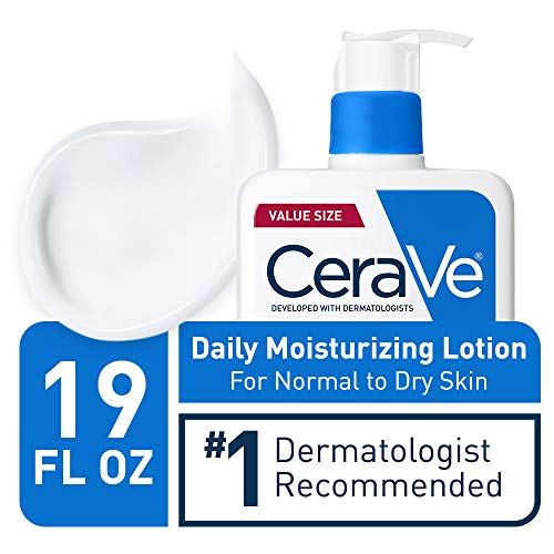 CeraVe Daily Moisturizing Lotion for Dry Skin | Body Lotion & Facial Moisturizer with Hyaluronic Acid and Ceramides…