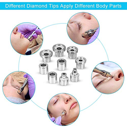 3 in 1 Diamond Microdermabrasion Machine, TopDirect Facial Skin Care Salon Equipment w/Vacuum & Spray (Strong Suction…