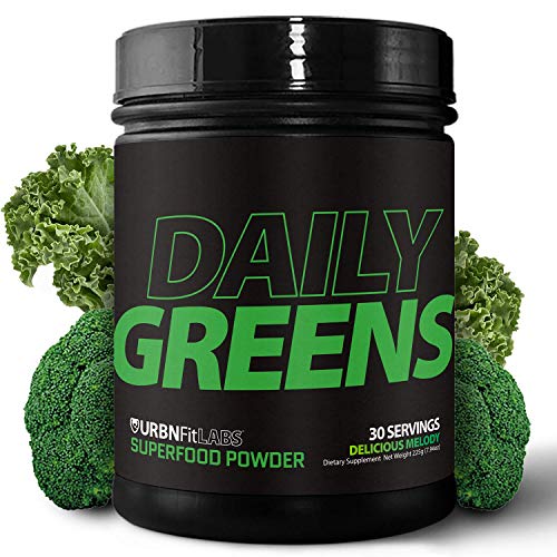 Daily Greens Organic Superfood Powder Supplement | 15 Organic Plant-Based Fruits and Vegetables in One Scoop | All…