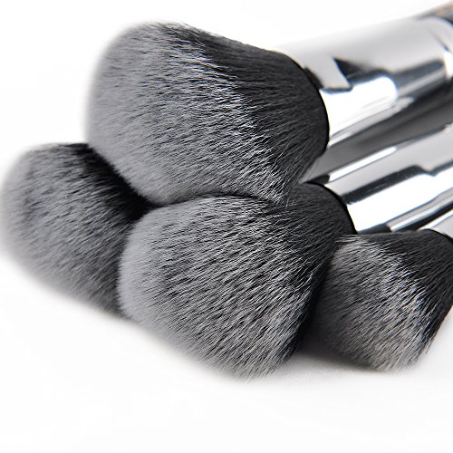 MSQ Makeup Brushes Set 29pcs Professional Cosmetics Brushes with Belt Waist Makeup Bag (Foundation, Powder, Creams…