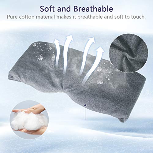 Sysrion Sleep Eye Mask – Ultra Soft Comfortable Sleeping Mask for for Home Sleep Travel Shift Work, Nose Pad Designed…