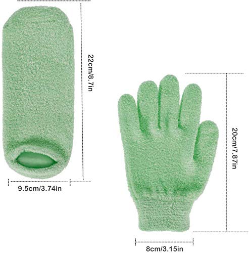 Codream Moisturizing Gloves, Moisturizing Socks, Gel Gloves and Gel Socks Set with Gel Repair for Cracked Dry Skin…