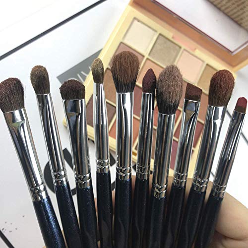 ENERGY Eye Makeup Brush Set Professional Eyeshadow Brush Set 10pcs Make Up Brush Kit for Eye Shader,Eyeliner,Eye…