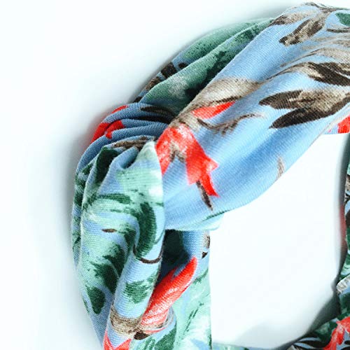 Scettar Beach Headbands for Women, 9 Pack Women’s Boho Headbands for Women Girls Wide Bohemian Knotted Yoga Headband…