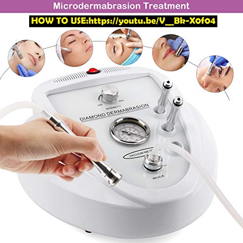 Diamond Microdermabrasion Machine, Yofuly 65-68cmHg Suction Power Professional Dermabrasion, Home Use Facial Skin Care…