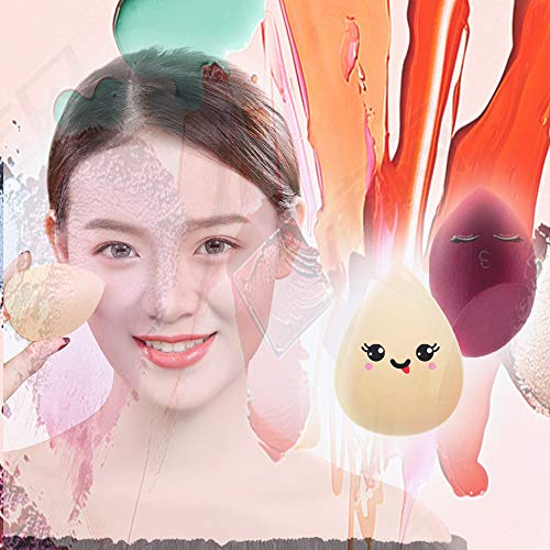 Sisterbeauty Makeup Sponge 4 Pieces Microfiber Fusion Sponges Latex-Free Flawless Makeup Blender,Blending Sponge for…