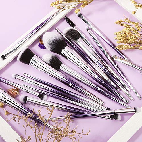 DUcare Makeup Brushes Set 17Pcs Professional Makeup Brushes Face Eye Shadow Eyeliner Foundation Blush Lip Powder…