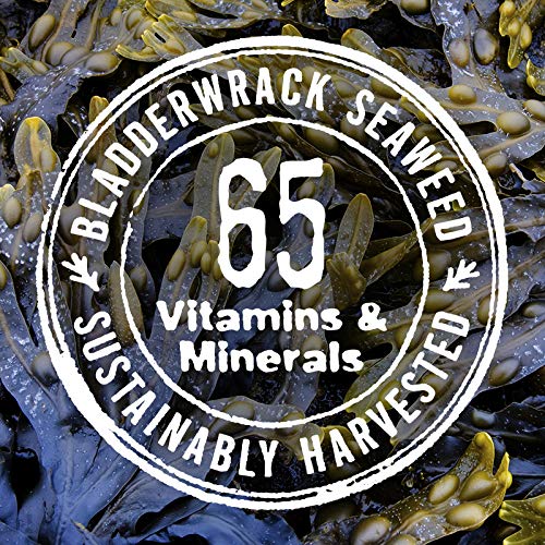 The Seaweed Bath Co. Body Scrub, Eucalyptus & Peppermint, Hydrating, Exfoliating, Natural Organic Bladderwrack Seaweed…